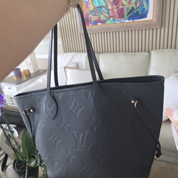 LOUIS VUITTON Neverfull MM tote Monogram Empreinte. - Picture 7 of 8